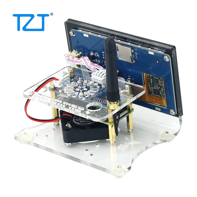 TZT Assembled MMDVM T11W Simplex MMDVM Hotspot with 3.5-inch Color Screen for Digital Walkie Talkie