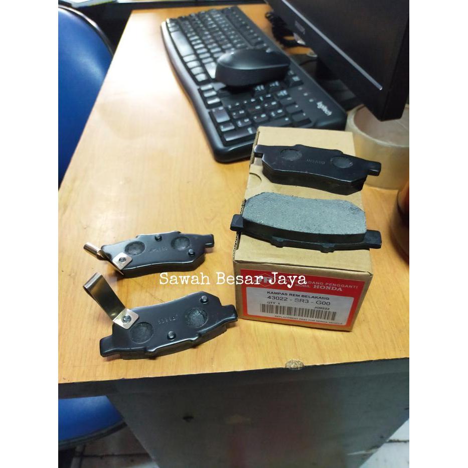BRAKE PAD - KAMPAS KANVAS REM BELAKANG HONDA JAZZ GD3 CITY GD8 VTEC - JAZZ S RS GE8 CITY GM2 2003