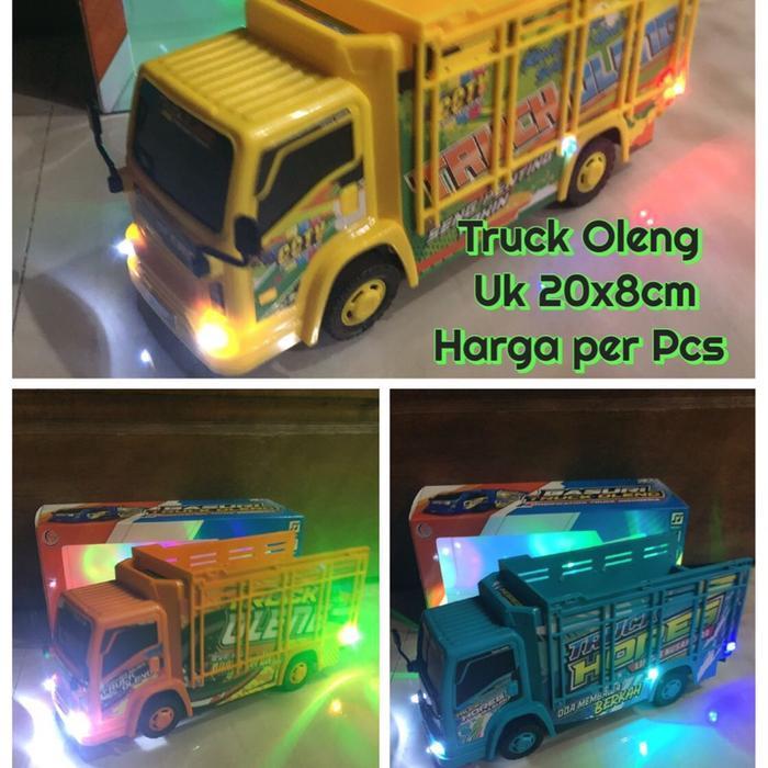 Hot Wheels - Mainan Truk-Pickup Oleng Bisa Jalan Lampu Dan Bunyi Telolet Telolet