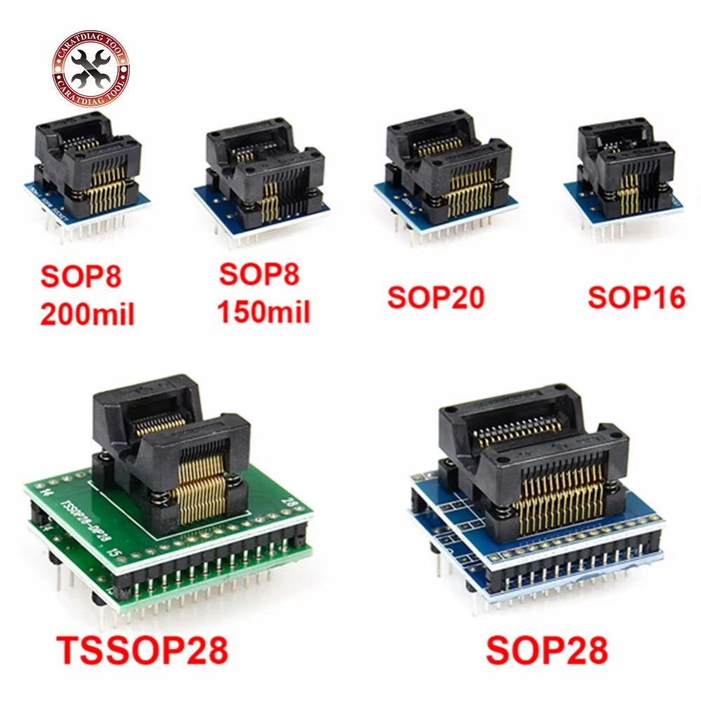 AdapterTSSOP28 SSOP28 SOP28-DIP28 adapter SOP20 SOP16 SOP8 150mil 200mil to DIP8 adapter compatible