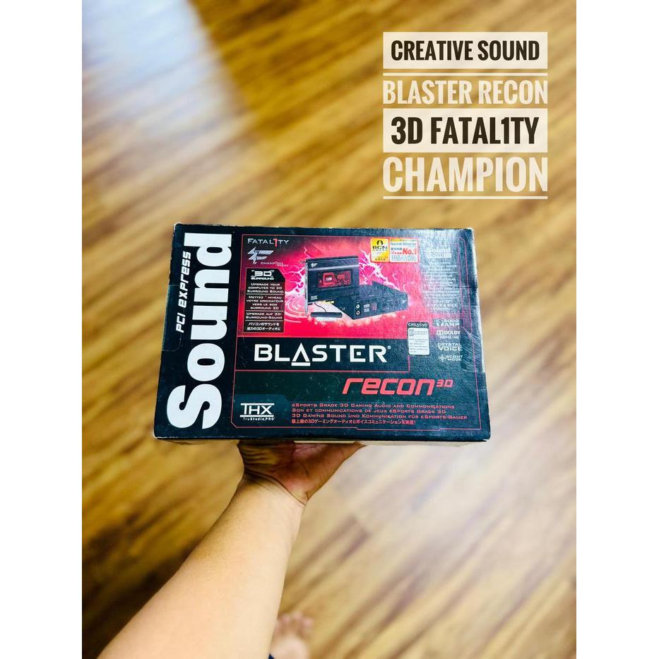Creative Sound Blaster Recon3D Fatal1ty Champion PCIe Sound Card