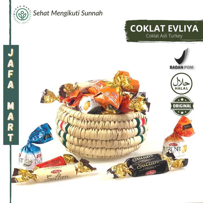 TERENAK Coklat Turkey Evliya Mix - Coklat Oleh - Oleh Haji - Coklat Turki- coklat import -coklat