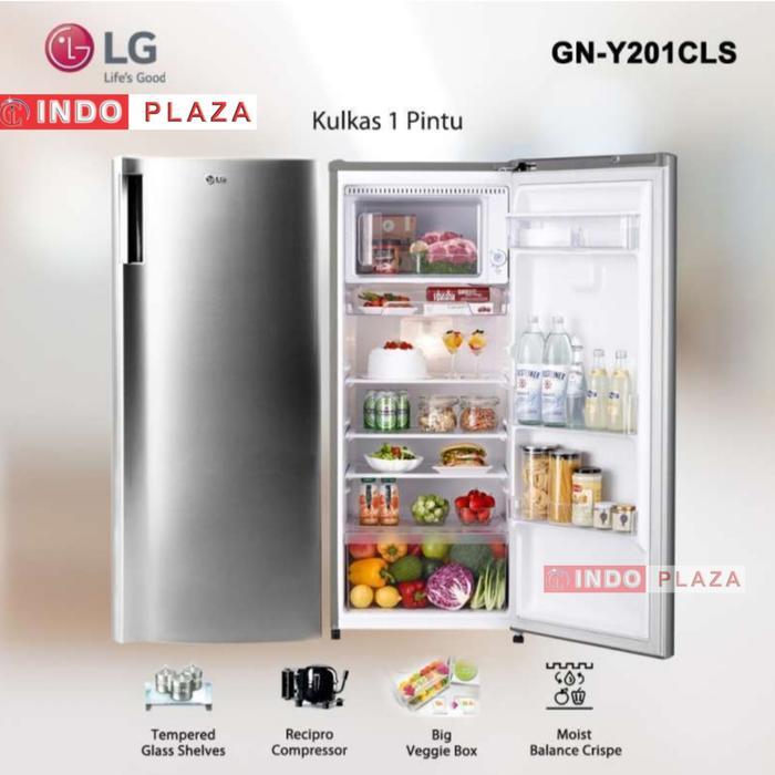KULKAS LG 1 PINTU GN-Y201CLSR / GN-Y201CLAR