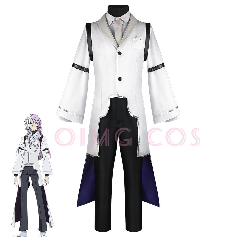 Sigma Cosplay Costume Bungo Stray Dogst Adult Uniform Wig Anime Halloween Costumes Men Game