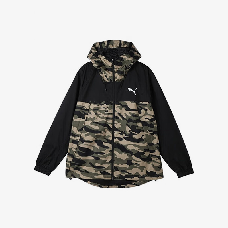 Puma Authentic 2025 Spring and Autumn Mens Camouflage Woven Outdoor Functional Jacket 685840-60