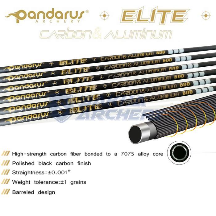 Anak Panah Arrow Alloy Carbon Hybrid Id 3.2Mm - Pandarus Elite X10 Terlaris