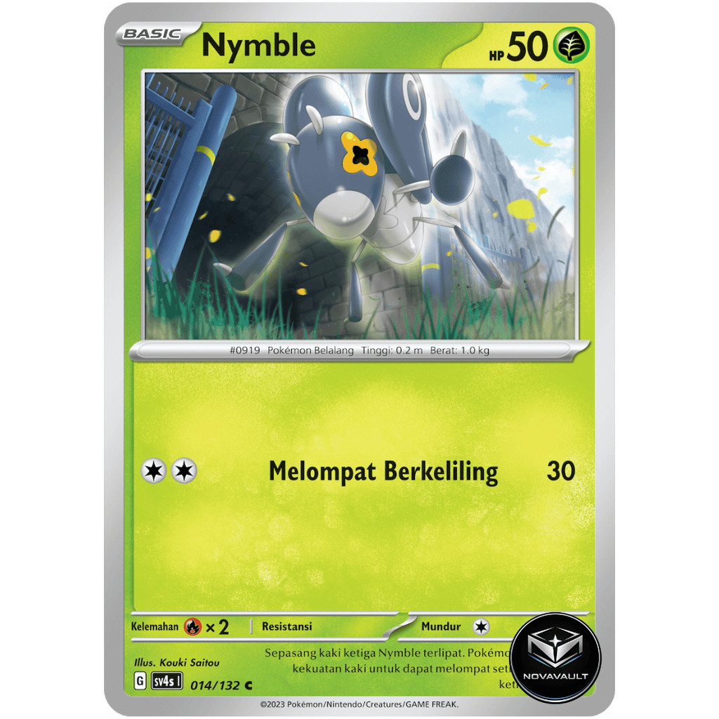 Nymble (C) - 014/132 - Pertemuan Paradoks (sv4s) - Pokemon TCG Indonesia