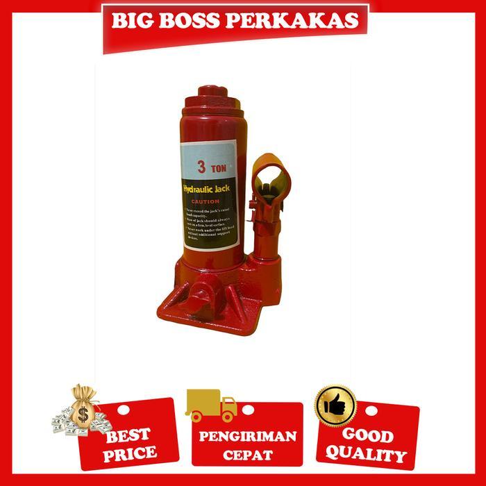 Dongkrak Botol 3 Ton Dongkrak Mobil Hidrolik Hydraulic Jack Universal Terlaris
