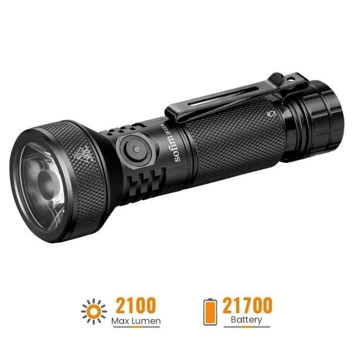 SOFIRN IF22A SENTER LED LUMINUS SFT40 2100 LUMENS 21700 USB C