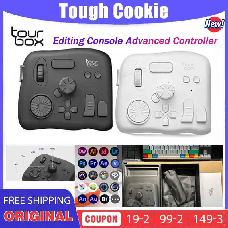Tourbox Video Photo Editing Console Advanced Controller Simplify optimize Lightroom SAI Premi with