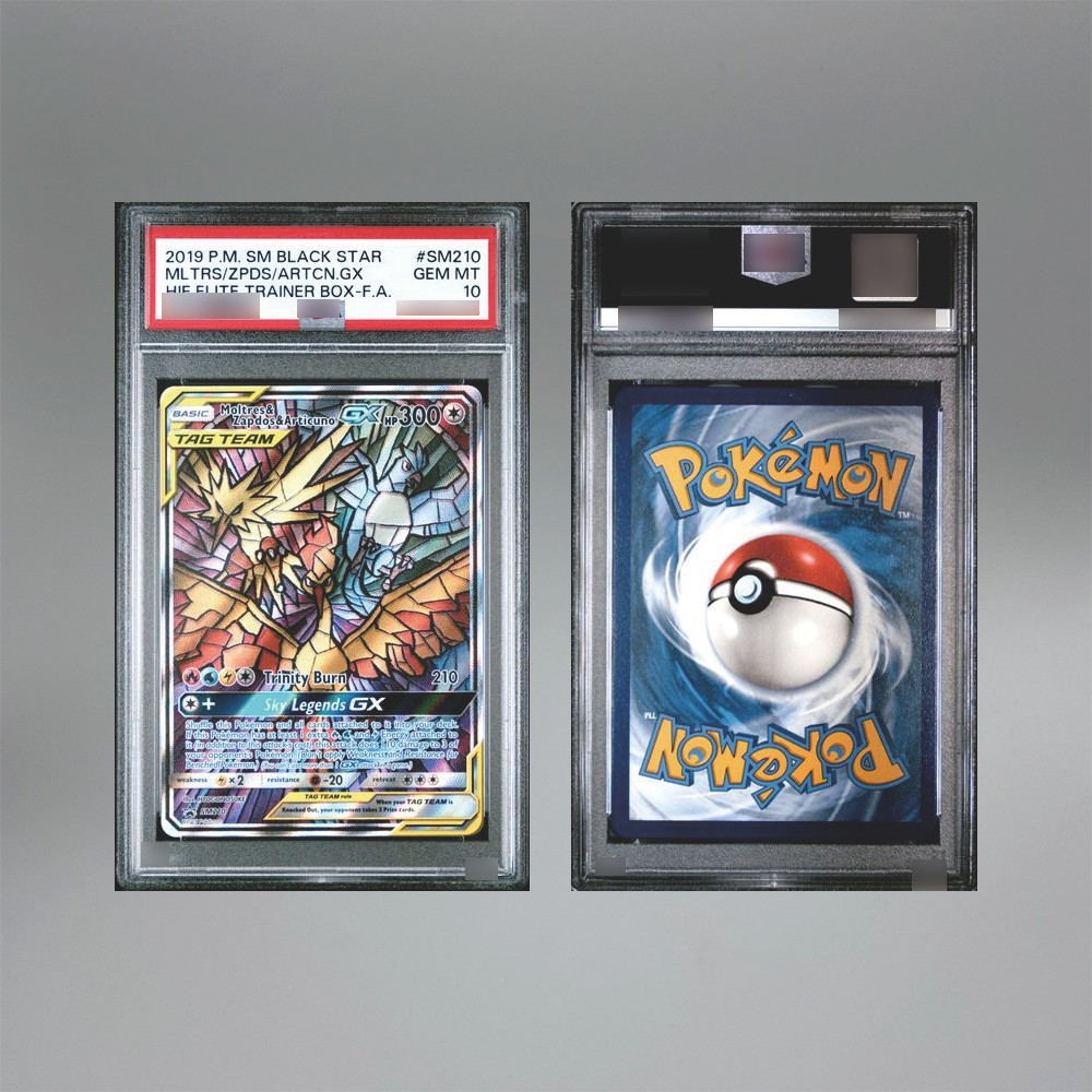 DIY Self-made PTCG TAG TEAM English Version Umbreon Zekrom Garchomp GX Series 10Points Rare Rating
