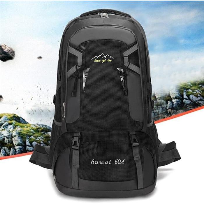 Eiger Aoki Adventure Tas Ransel Carrier Mountaineering 60L - Black
