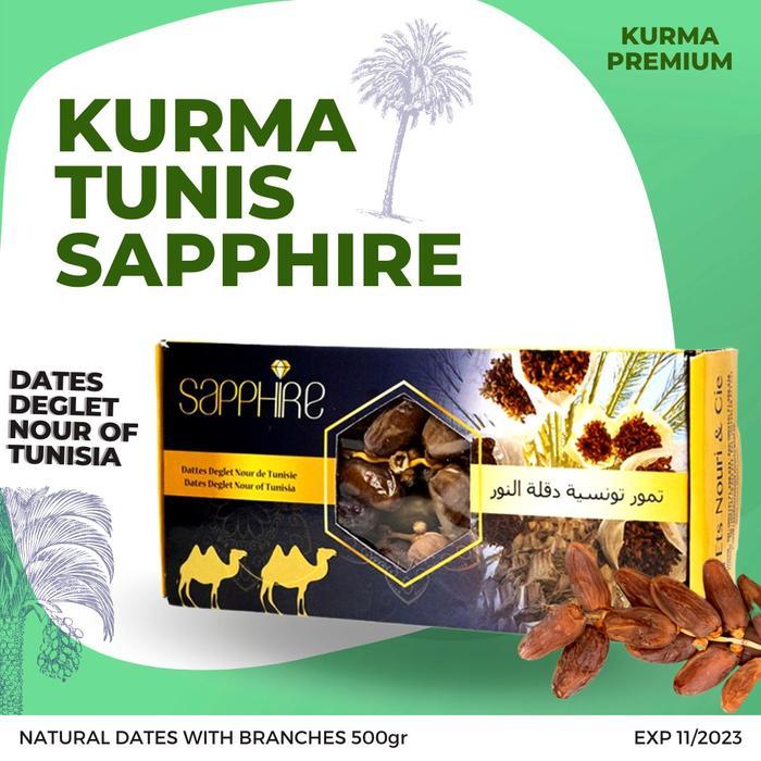 Terlaris Kurma Tunisia Sapphire 500Gr Original Kurma Tangkai Sapphire Tunis