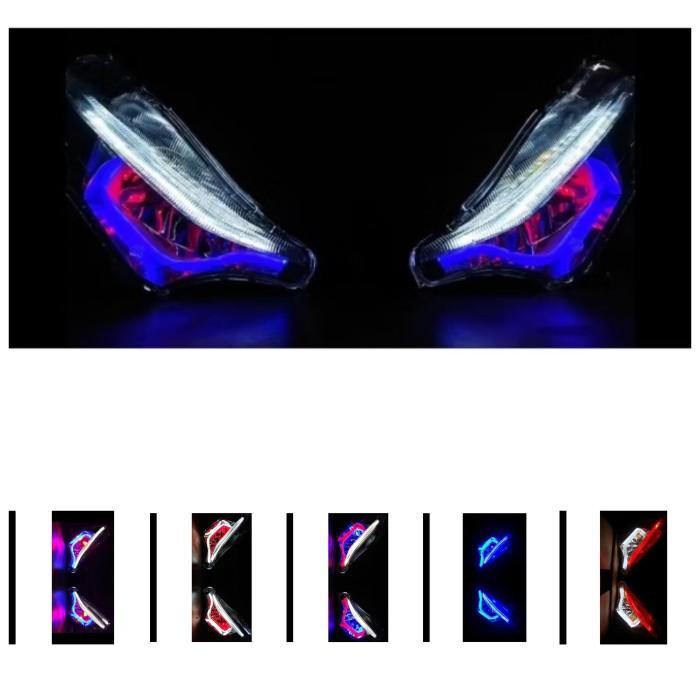 Custom Lampu Alis Sein Running Drl 2 Mode Supra X 125 Batman