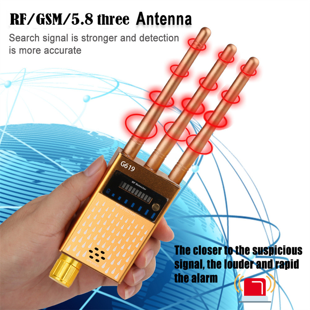 Professional Anti Spy Detector Bug RF Signal Finder GSM GPS Tracker Wireless Spy-Camera