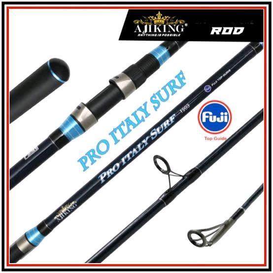 Joran Surf Sambung 3 Ajiking Pro Surf Italy Fuji