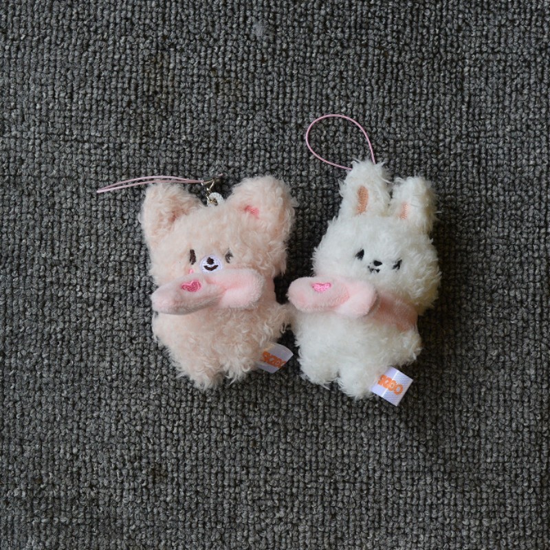 New SKZOO Stray Kids Plush Mini Doll Keychain Backpack Pendant Cute Gift
