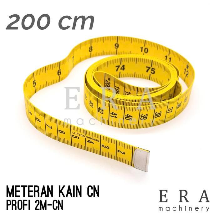 Meteran Jahit Kain PROFI 200CM / 2M Kuning Lebar Jerman Quality CN