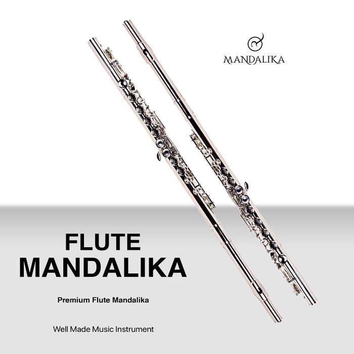 PROMO FLUTE MANDALIKA SILVER FULLSET INCLUDE HARDCASE