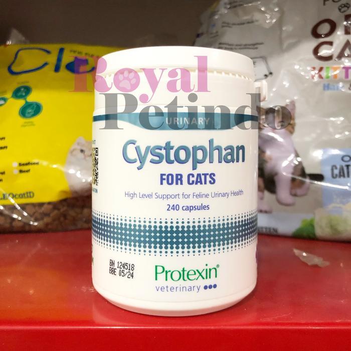 Cystophan Obat Masalah Kemih Kencing Kucing 1 BOTOL ( 240 kapsul )