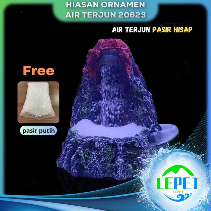 Ready Lepet Waterfall Aquascape 20623 / Hiasan Aquarium Tebing Air Terjun