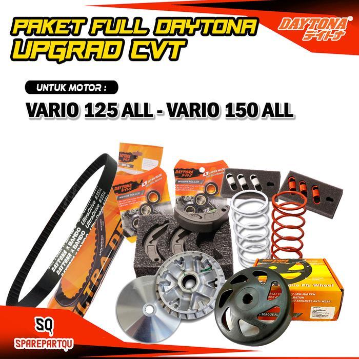Diskon - Paket Kirian Cvt Vario 125 Vario 150 Harian - Racing - Touring