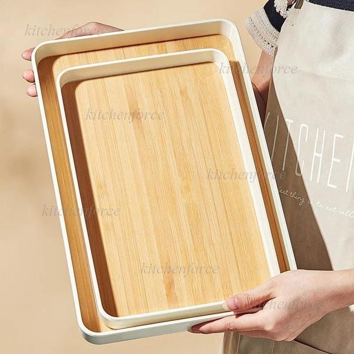 Nampan Saji Rectangle Tray Tatakan Dapur Tatakan Estetik Nampan Aesthetic Kayu Nampan Estetik Kayu