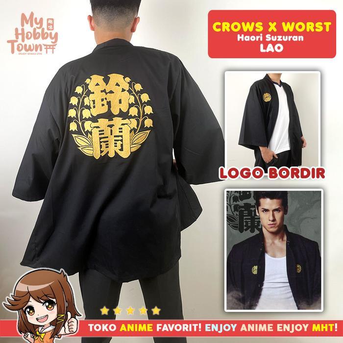 Haori Crow Zero Crows x Worst Suzuran Lao Kostum Cosplay