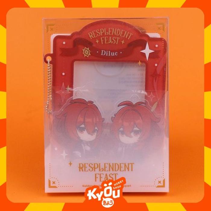 New Arrival Diluc Keqing Childe Yae Miko Cyno Resplendent Feast Series Q Version Magnetic Acrylic