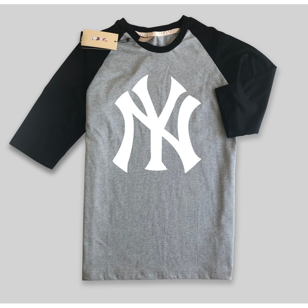 Kaos Raglan New York Yankees Logo