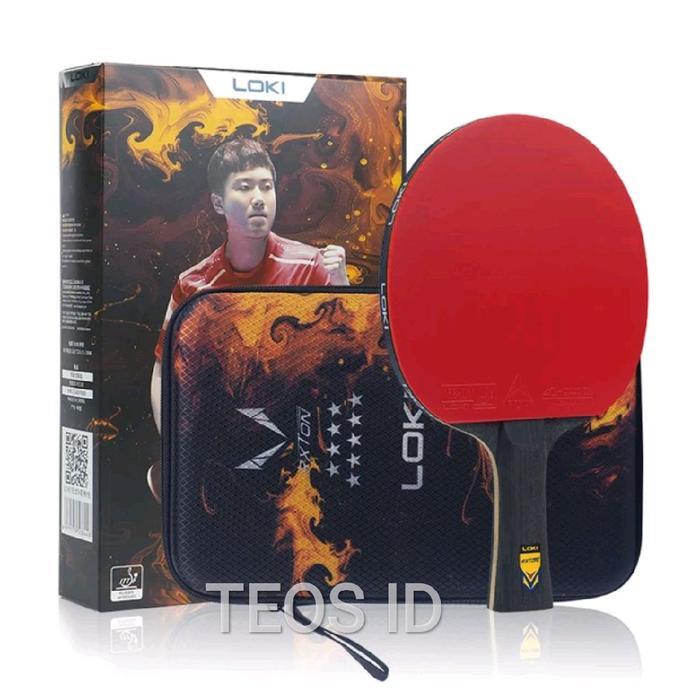 Bat Pingpong Loki 9 Star Carbon Original