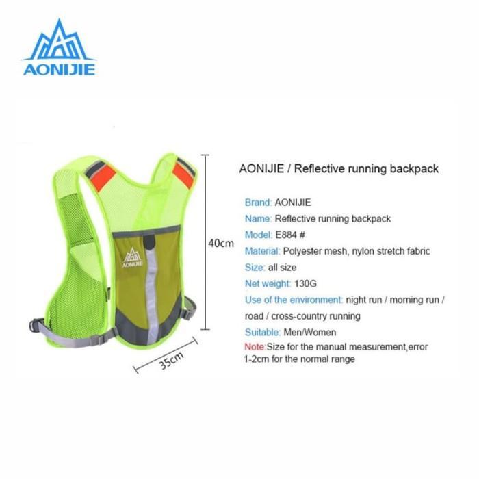 Backpack Aonijie E884 Trail Marathon Running Camping Hiking Tas Ransel