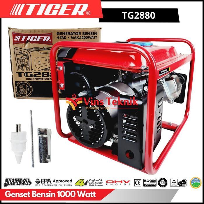 TIGER TG2880 Genarator Set Genset 4TAK Genset 1200Watt TG 2880