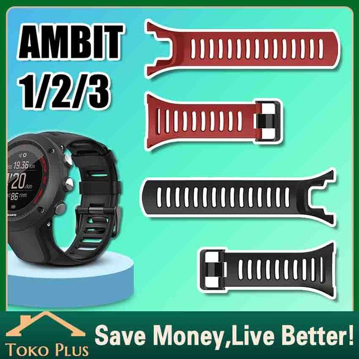 Tali Jam Tangan Suunto Ambit 1 2 3 Original Strap suunto core Rubber Strap Tali Karet Suunto Core