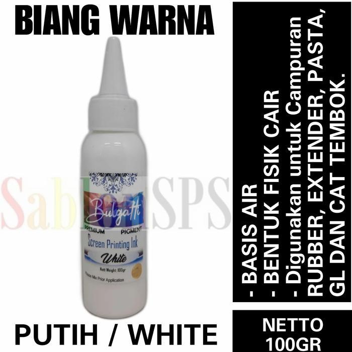 Terlaris Biang Warna Sablon Pigmen Putih