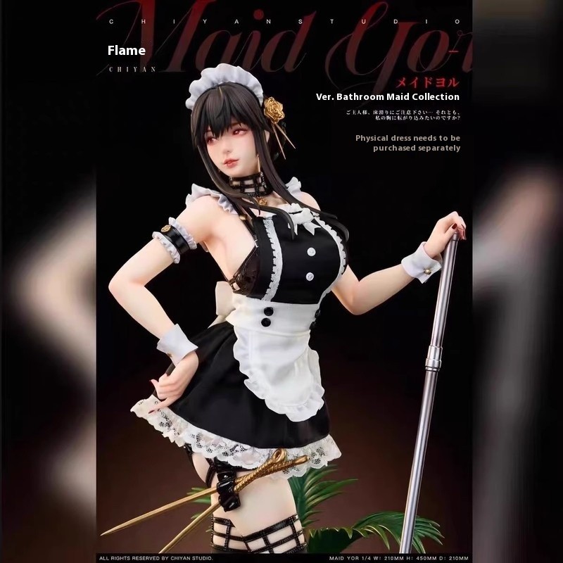 Spy Family Yor Forger Maid Ver Chiyan Studio Girl Toy Japanese Anime Figures PVC Action Figure Toy