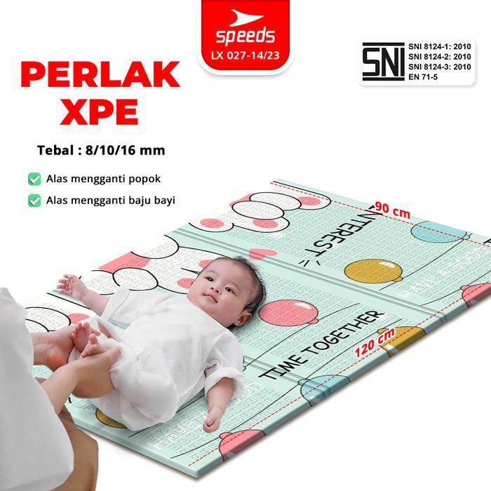 Terlaris SPEEDS Playmat Perlak Bayi Anak Playmate Bayi XPE Karpet Lipat Alas Tidur Lipat Tebal