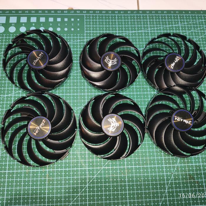 FAN KIPAS SAPPHIRE NITRO RX 6700 6800 6900 XT 87MM 89MM OEM LANGKA PROMO