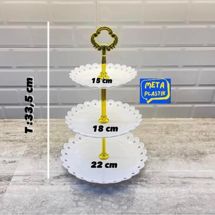 Terbaru Cake Tier / Tempat Kue / Rak Susun Kue / Piring Kue / Cake Stand
