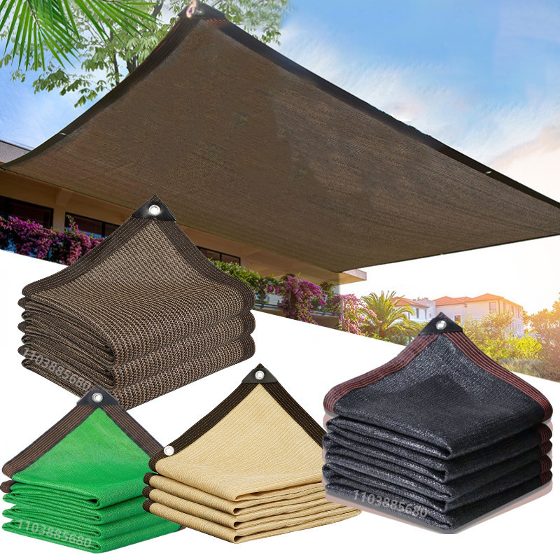 Multiple color outdoor garden sunshade net, terrace sunshade net, camping sunshade net, UV