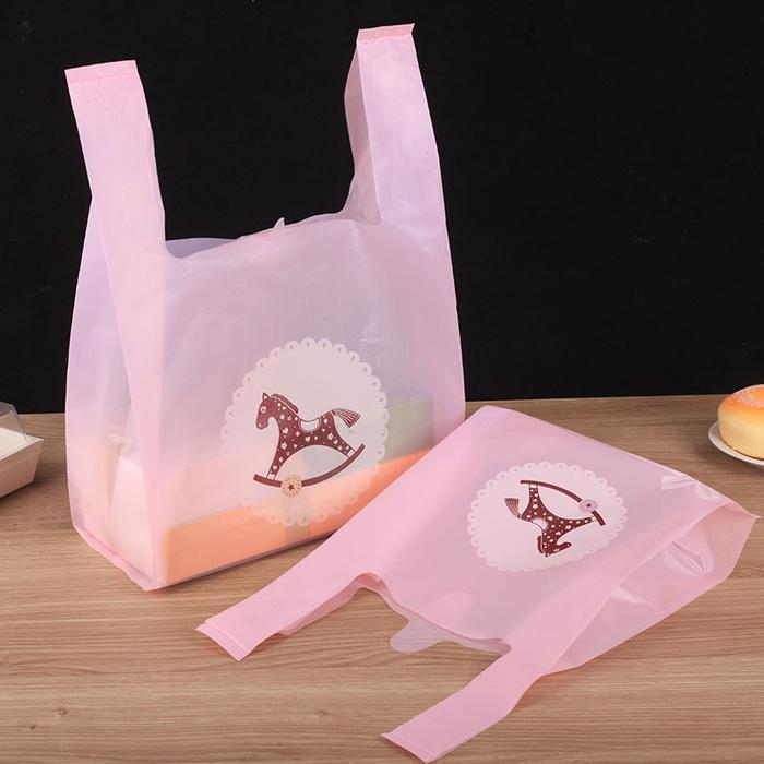 25pcs PLASTIK KANTONG TENTENG MOTIF LUCU PLASTIK KEMASAN MAKANAN