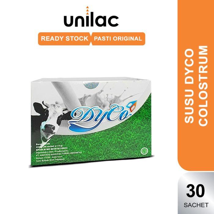 Ready Susu Dyco Colostrum 1 Box Isi 30 Sachet Susu Sapi Bubuk Dyco Dynamic Kolostrum