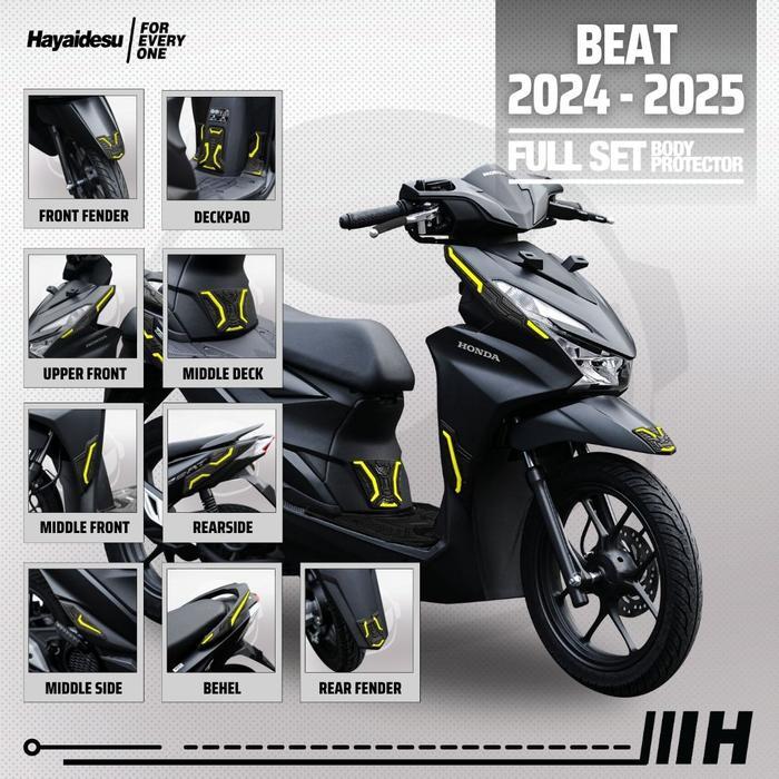 Ready Hayaidesu Body Protector Beat 2024-2025 Full Set Cover