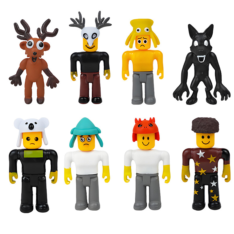 Hot 99 N-ights in The Forest Bricks Toys Blind Box Horror Deer Monster Action Figure Mystery Box