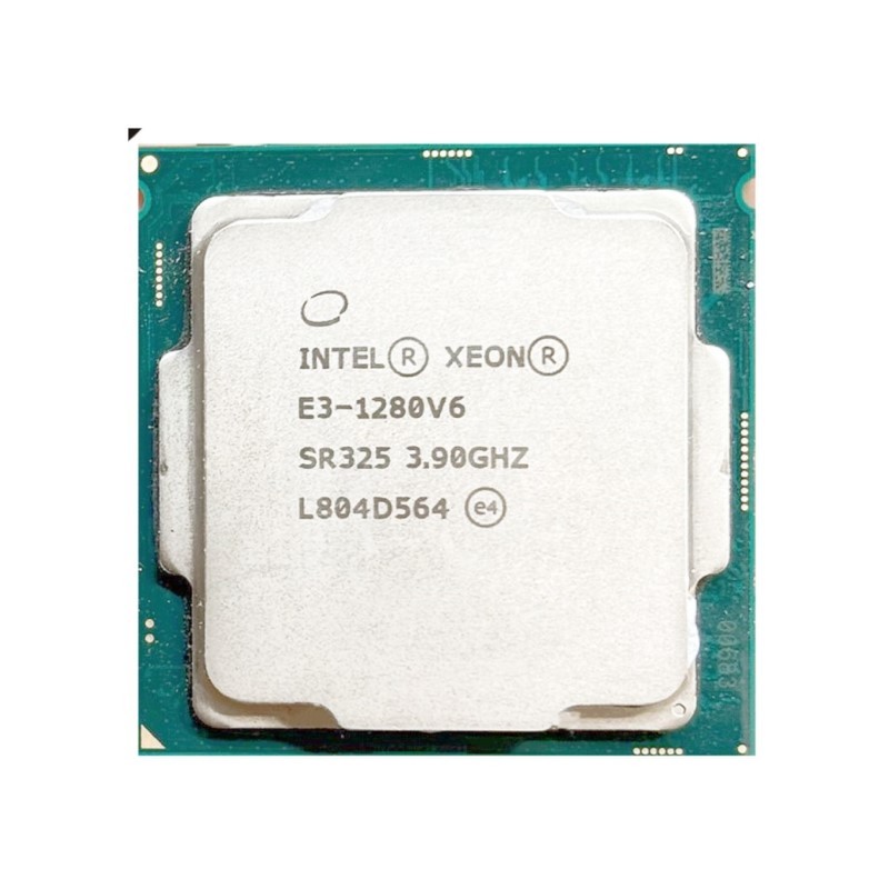Used Intel Xeon E3-1280 v6 E3 1280v6 E3 1280 v6 4-Core 3.9 GHz 72W CPU Processor LGA 1151 Desktop