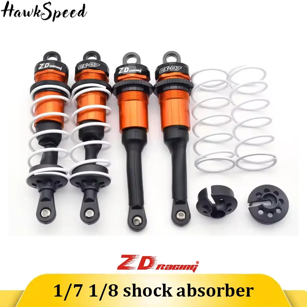 Sale ZD Racing 4PCS Shock Absorber 110mm Damper Suspension 8501 for 1/8 1/7 ZD Racing EX07 JLB HSP E