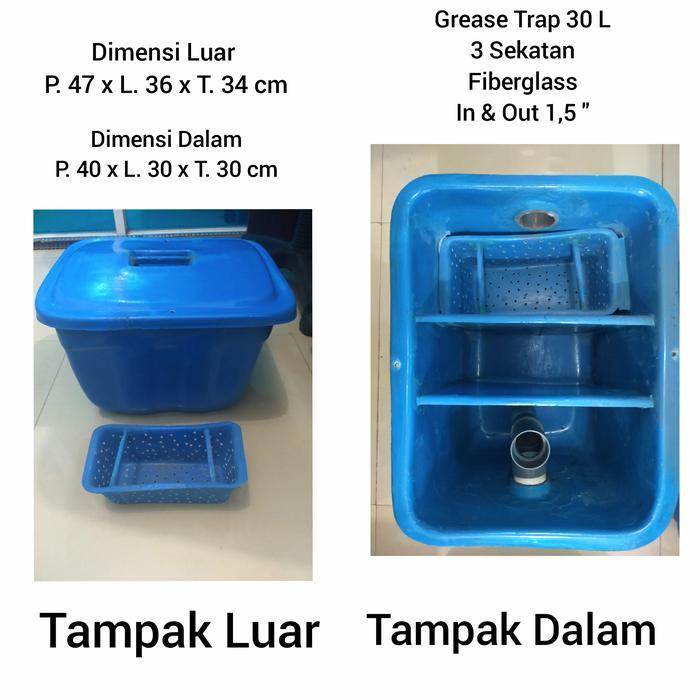 TERLARIS GREASE TRAP 30 L HARGA EKONOMIS 