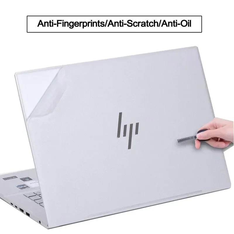 Pre-Cut Anti Fingerprint Sticker Skin Film for 2022 HP Envy X360 Convertible 16 15.6 13.3 TPU