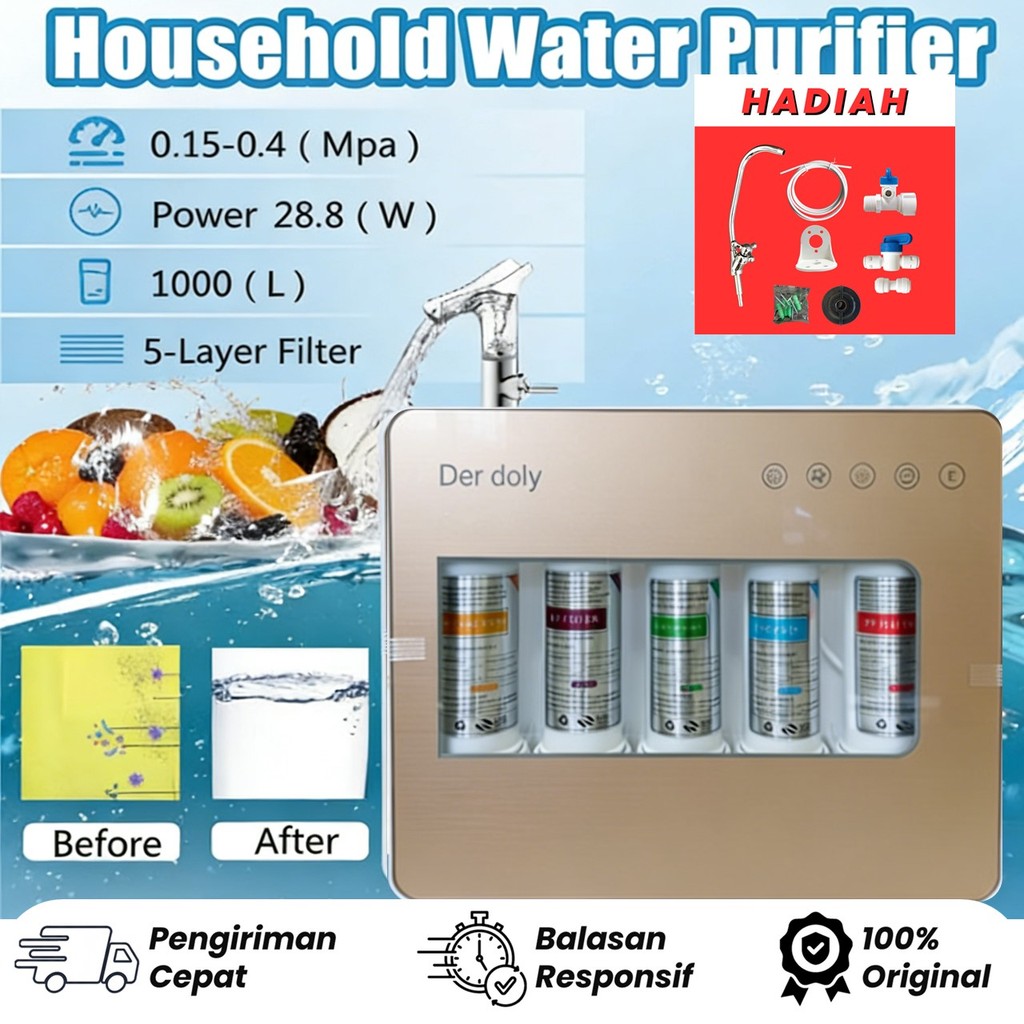Filter Air 5 Tahap Penyaringan Air Minum Rumah Tangga