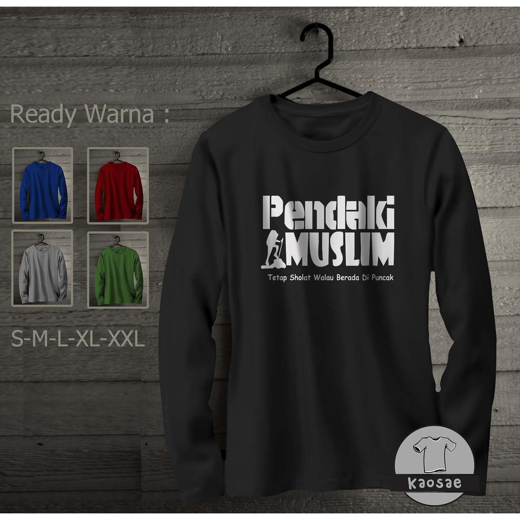 Kaos Pendaki Muslim Tangan Panjang Kaos Distro